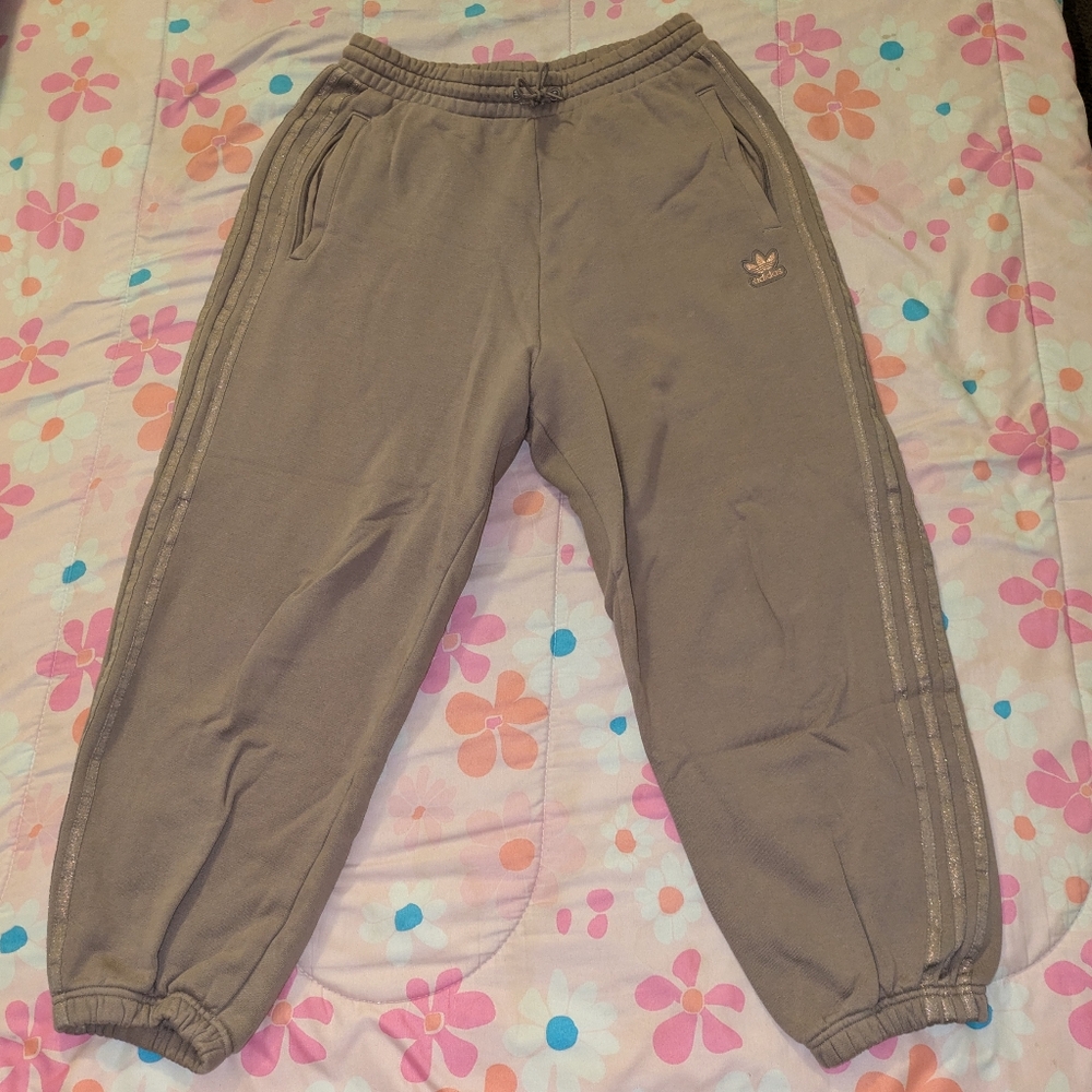 Adidas Sweatpants In Size M Color Brown